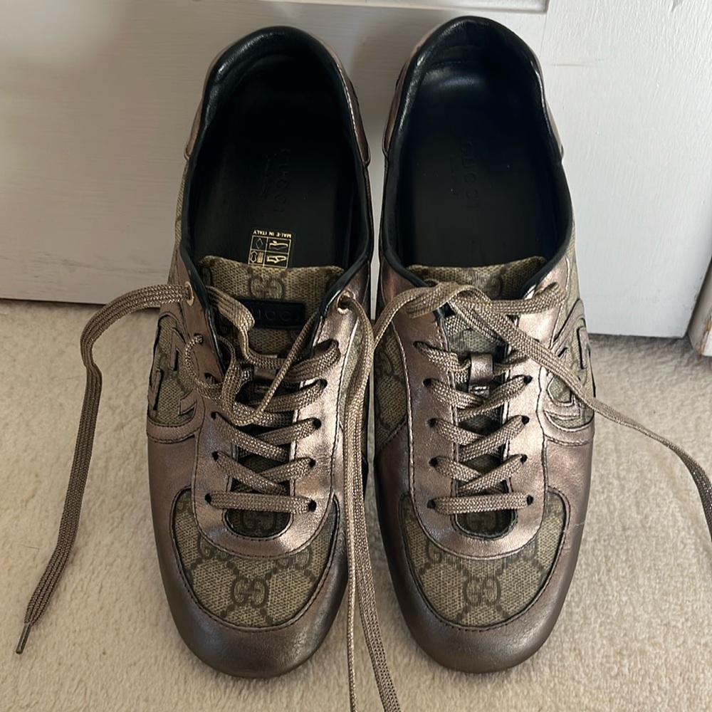 Gucci, sneakers, used, size 37.5, 7.5